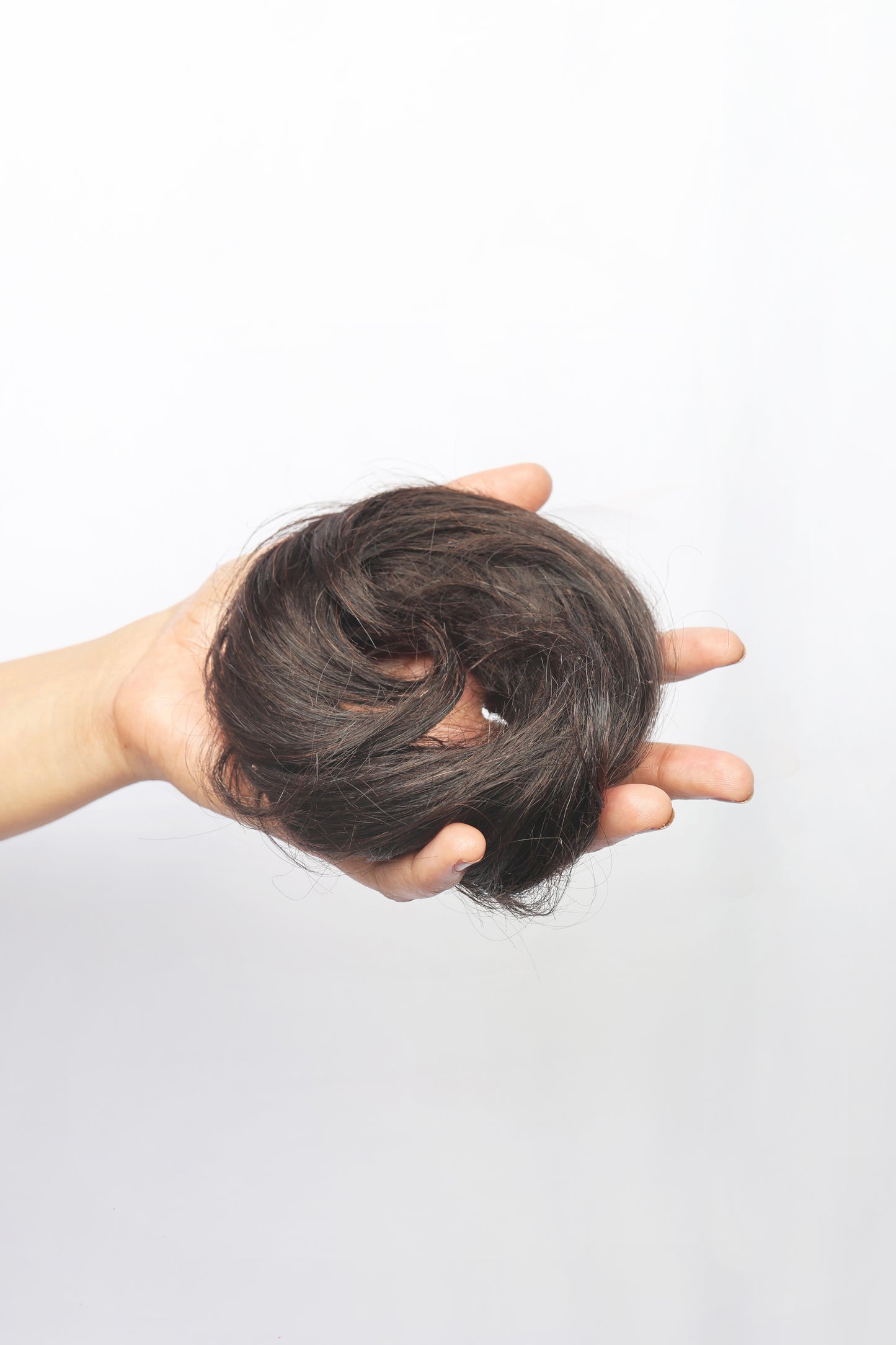 DONUT SCRUNCHIE (NATURAL BROWN)